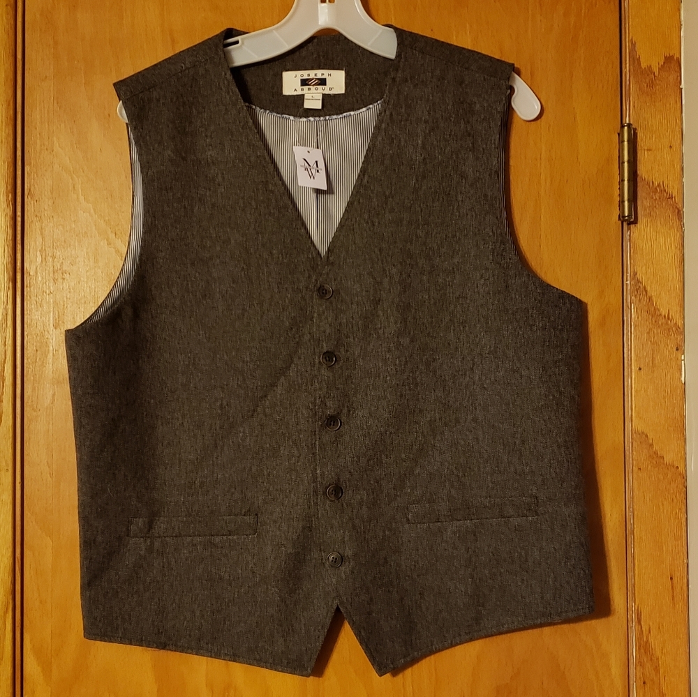 Brown Joseph Abboud Vest